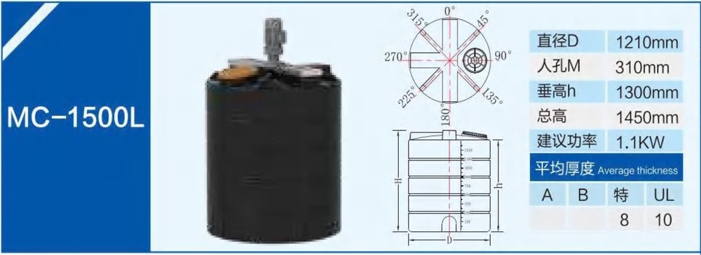 MC-1500L加藥箱